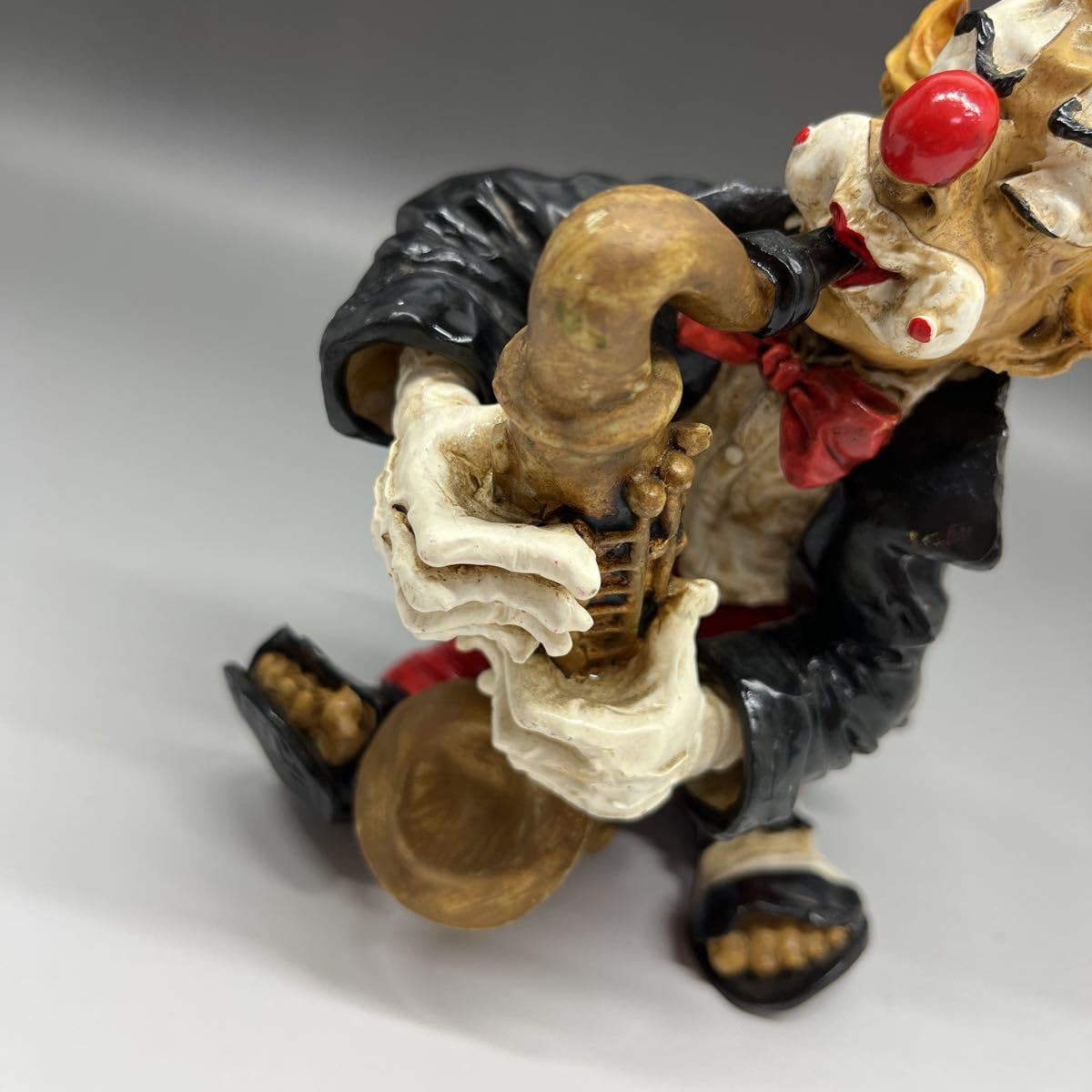 Amazon.co.jp: ピエロ 置物 楽器 アンティーク インテリア 楽器